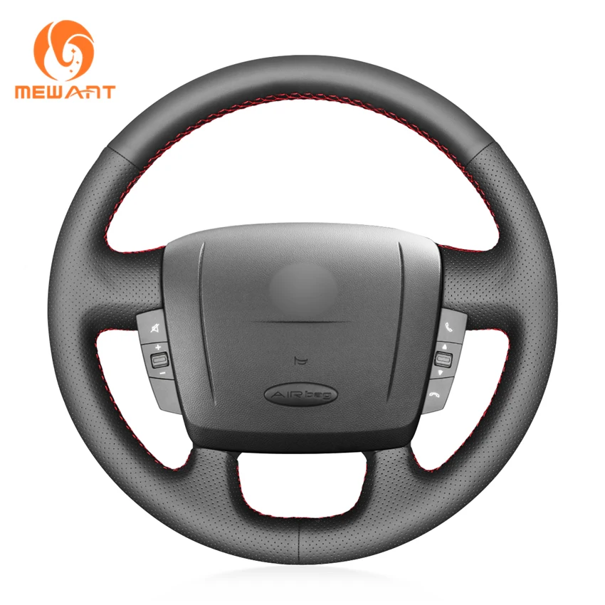 Black Artificial Leather Car Steering Wheel Cover for Peugeot Boxer 2006-2019 Citroen Jumper Relay Fiat Ducato Ram ProMaster | Автомобили