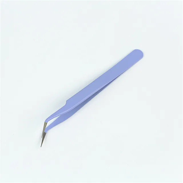 Macaron Color Stainless Steel Tweezers DIY Scrpabooking Tape Sticker Tool Journal Paper Gadgets Practical Portable Tweezers B