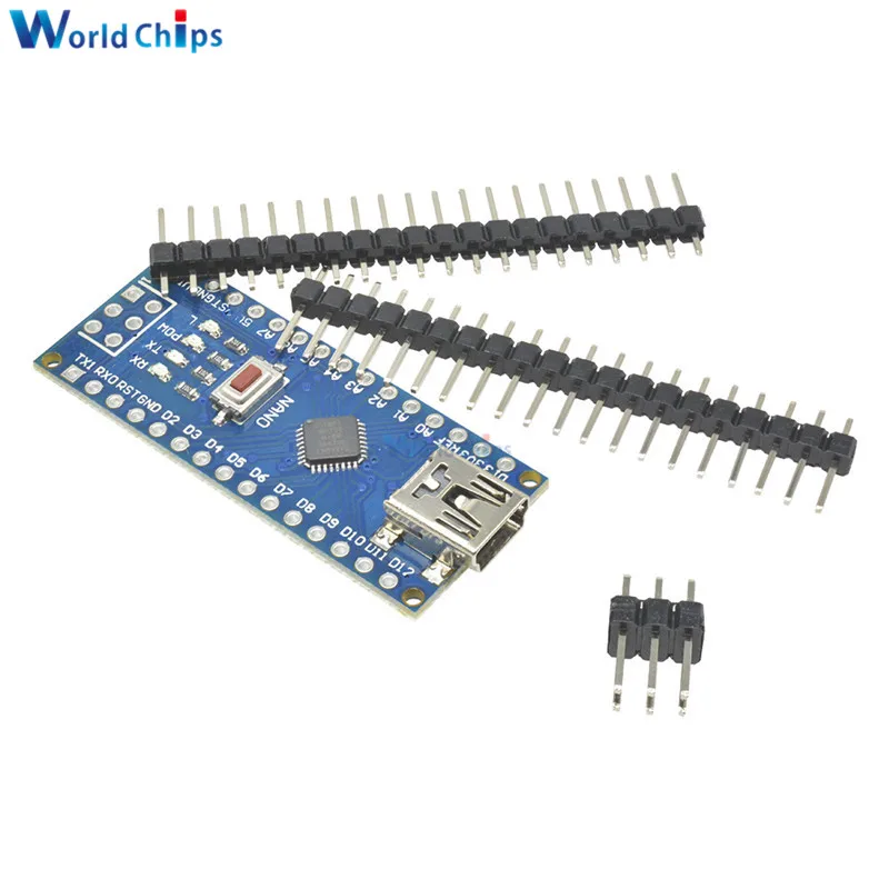 Плата контроллера Mini USB CH340 Nano 3 0 Atmega328P atmega328 для Arduino модуль драйвера MEGA328 V3.0 5 в 16