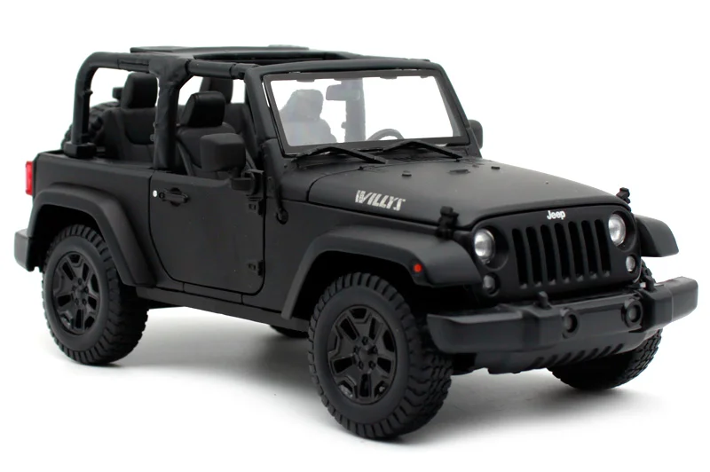 Maisto 118 2014 JEEP Wrangler WILLYS SUV Cool black Convertible
