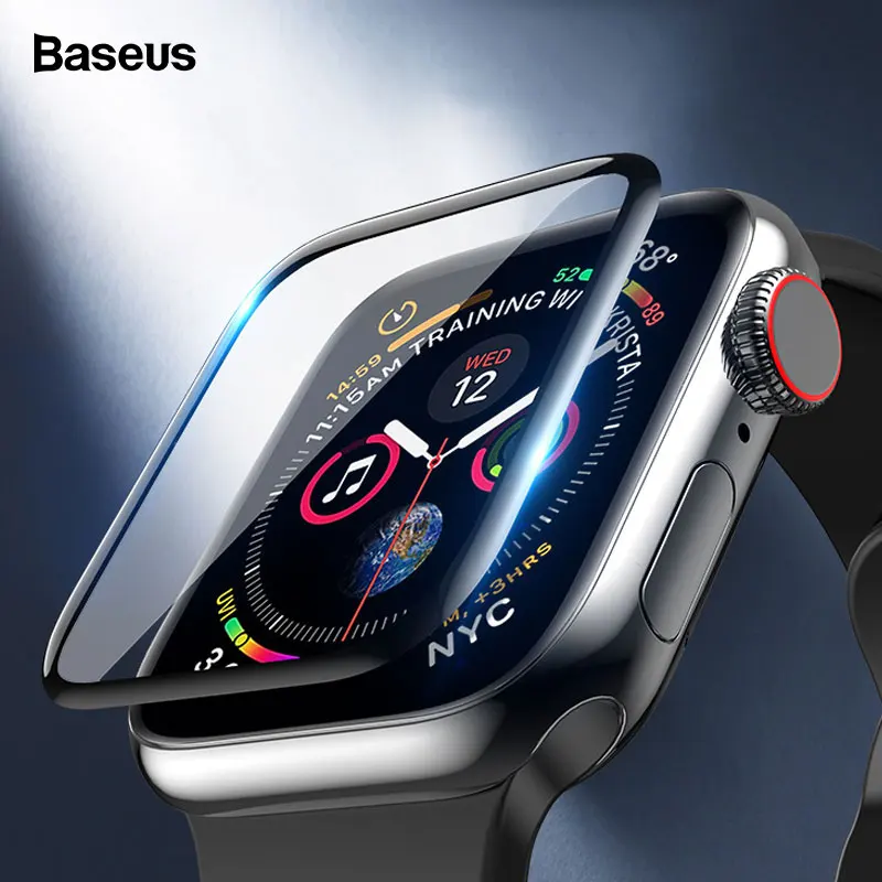 Защитная пленка Baseus 0,2 мм для iWatch i Watch 4 40 мм 44 мм полное покрытие мягкая защитная пленка для Apple Watch 4 3 2 1 38 мм 42 мм