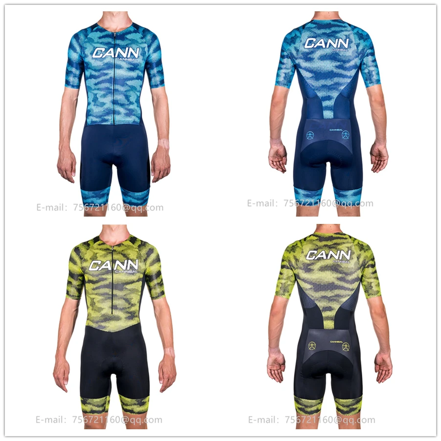 CANNIBAL pro team, летний облегающий костюм для велоспорта, мужской, ropa ciclismo, спортивный, для улицы, Железный человек, Триатлон, три части, MTB, кожаный костюм