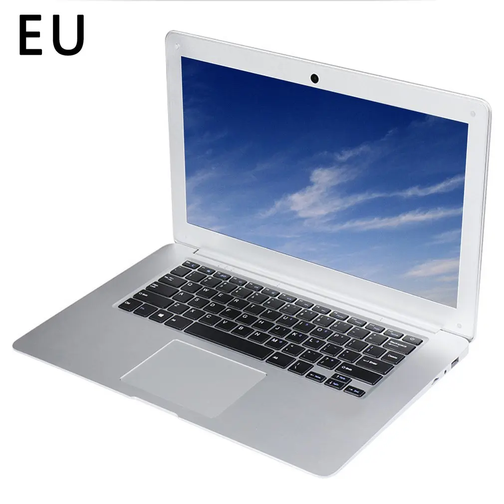 Ноутбук 14 дюймов 2 Гб ОЗУ 1080p система Windows 10 экран 1366x768 четырехъядерный процессор 32