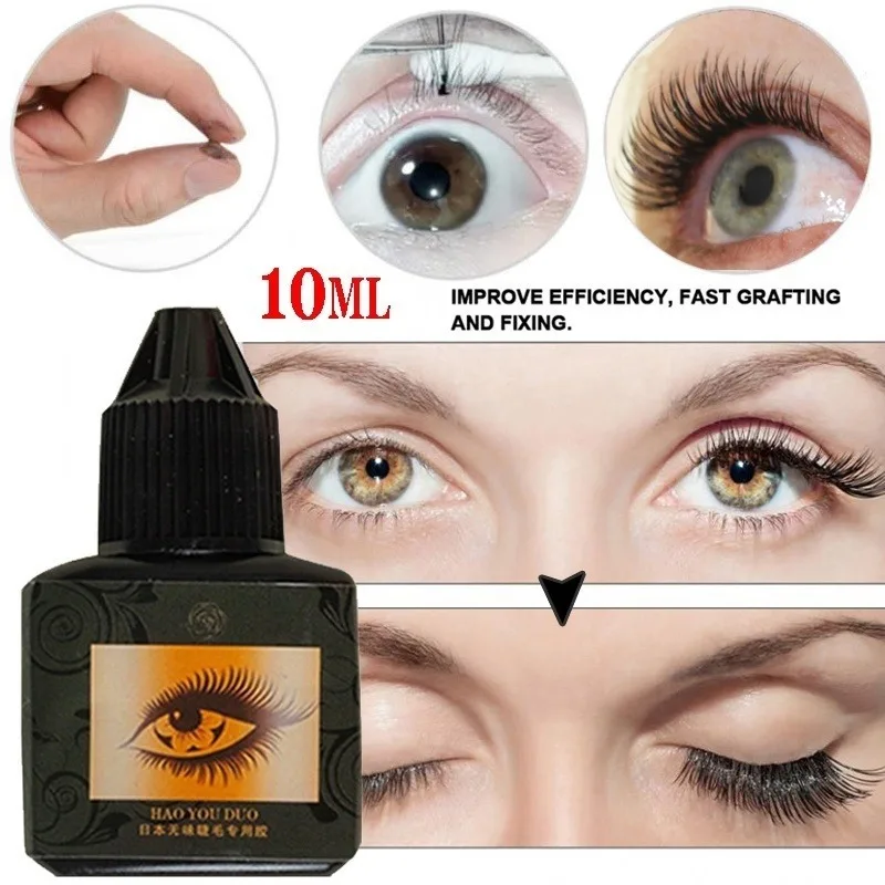 

10ML Individual Eyelashes Extension Grafting Glue Long-lasting Nature Fast Drying Adhesive False Eye Lashes Makeup Tool