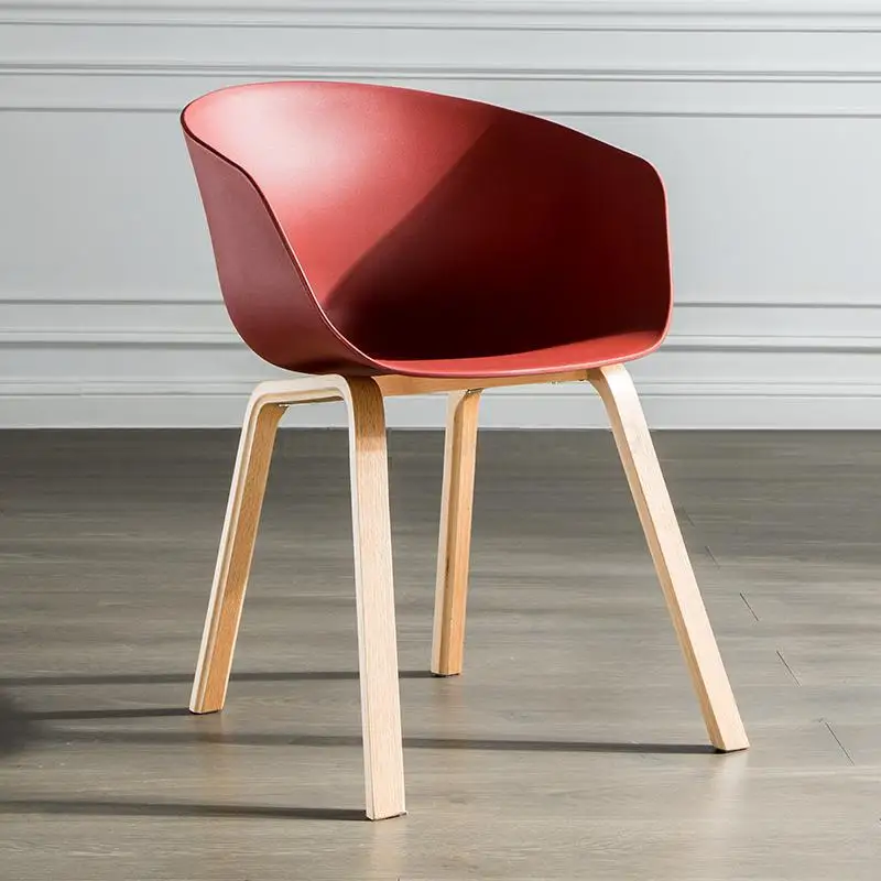 Нордический обеденный стул домашний пластиковый креативный стол стул простой стул для разговора журнальный столик из цельного дерева стол и стулья - Цвет: Old farmer  22