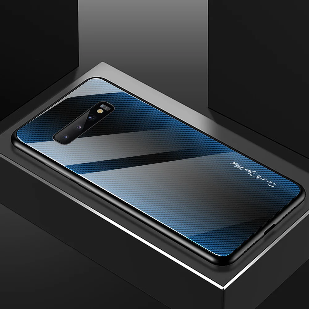 Для samsung Galaxy S11 S11 Plus S11 Lite S10 S10 Plus S10 Lite S10 5G бампер из закаленного стекла с градиентом цвета