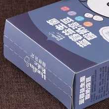 Логотип личного брэнда напечатанный коричневый складной портативный крафт-бумажный ящик, глянцевый свет ждать гофрированный ящик- DH10543