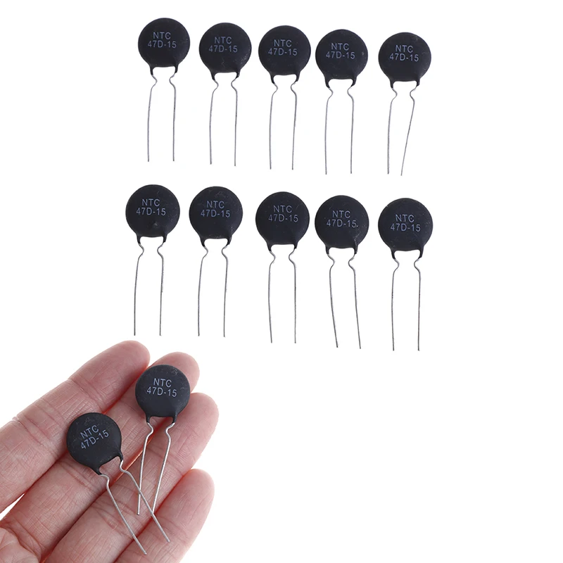 

10 Pieces Wholesale NTC Thermistor Resistor NTC 47D-15 Thermal Resistor