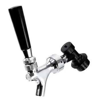 

Adjustable Beer Tap Faucet Keg Beer Homebrewing Tap with Ball Lock Liquid Disconnect for Bars Hotels Restaurants Home Brew