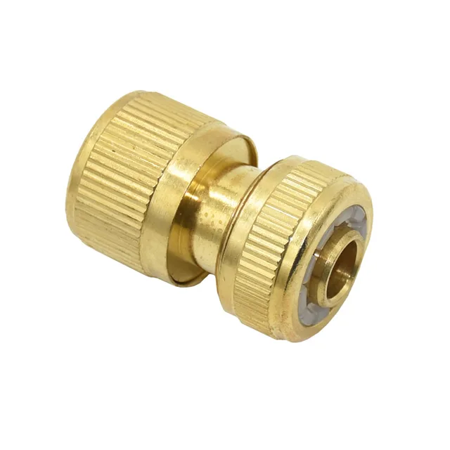 Sárgaréz 1/2 "Kerti Tömlő Gyors Csatlakozó 16 Mm -Es Waterstop Réz Öntöző Vízhez 1Db - Image 6