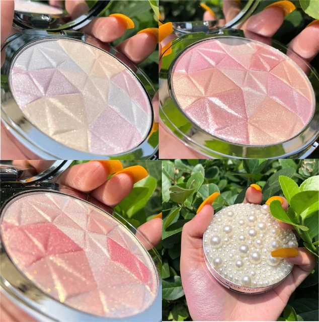 Shimmer Highlighter Makeup Contour Palette Blush Bronzer Powder Palette  Illuminators Glow Makeup for Face - AliExpress