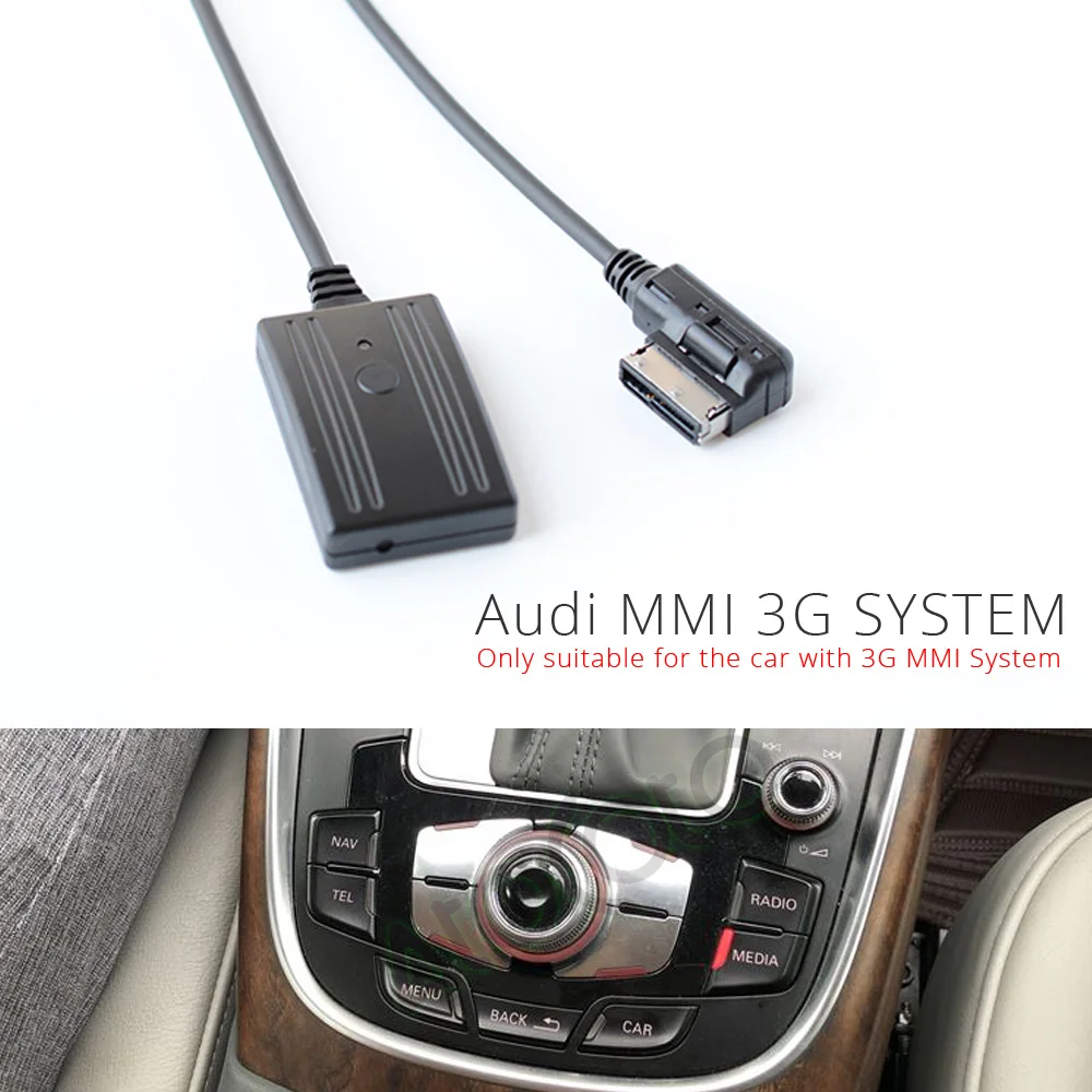 Bluetooth 5,0, автомобильный комплект, телефонный звонок, громкая связь, AUX, USB адаптер для Audi A4, A5, A6, Q5, Q7, MMI, 2G, 3g, система, медиа интерфейс, микрофонный вход
