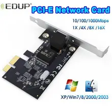 Gigabit Ethernet PCI-Express сетевая карта 10/100/1000 Мбит/с PCI-E сетевой адаптер RJ45 LAN контроллер для адаптера конвертер RTL8111
