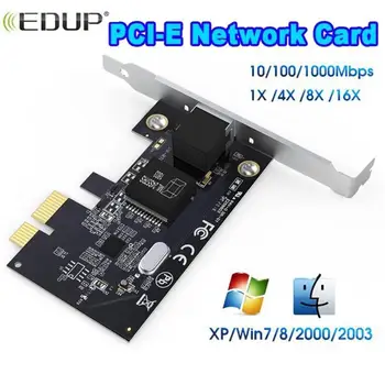 

Gigabit Ethernet PCI-Express Network Card 10/100/1000Mbps PCI-E Network Adapter RJ45 LAN Adapter Controller Converter RTL8111