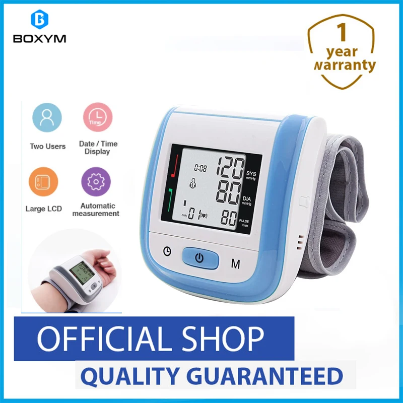 Купить BOXYM Monitor Medical Digital LCD Wrist Blood Pressure Automatic Sphygmomanometer Tonometer Mete  Красота и здоровье | Blood Pressure (4001027973430)