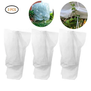 

3 pcs Plant Cover Warm Cover Tree Shrub Plant Protecting Bag Frost Protection Yard Garden Decor Winter Protection Against Cold