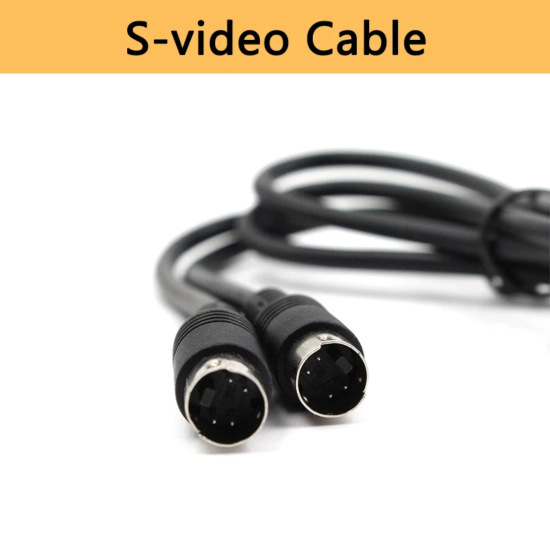 

4 Pin Svideo Cable Male to Male Separate Video Line 4Pins Super Video wire connect TV For Projector VCR DVD 1m