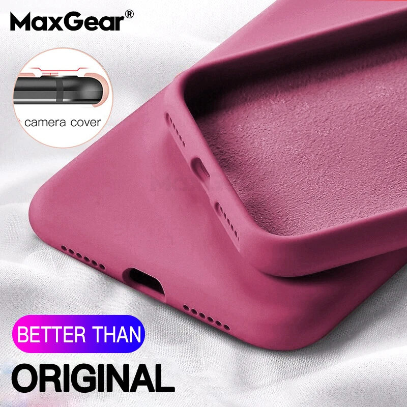 Original Liquid Silicone Soft Case For Huawei P40 P30 P20 Mate 20 30 pro Lite Shockproof Cover Y5P Y6P Y7P Y8P P Smart Plus 2020