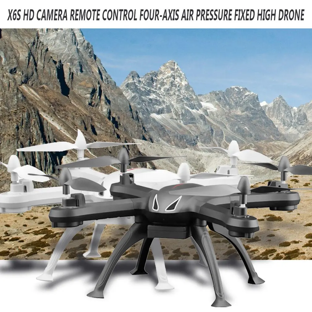 Дрон X6S HD камера 480 P/720PP/1080 P/4 K Квадрокоптер FPV Дрон одна кнопка возврата давления полета Hover RC модель вертолета