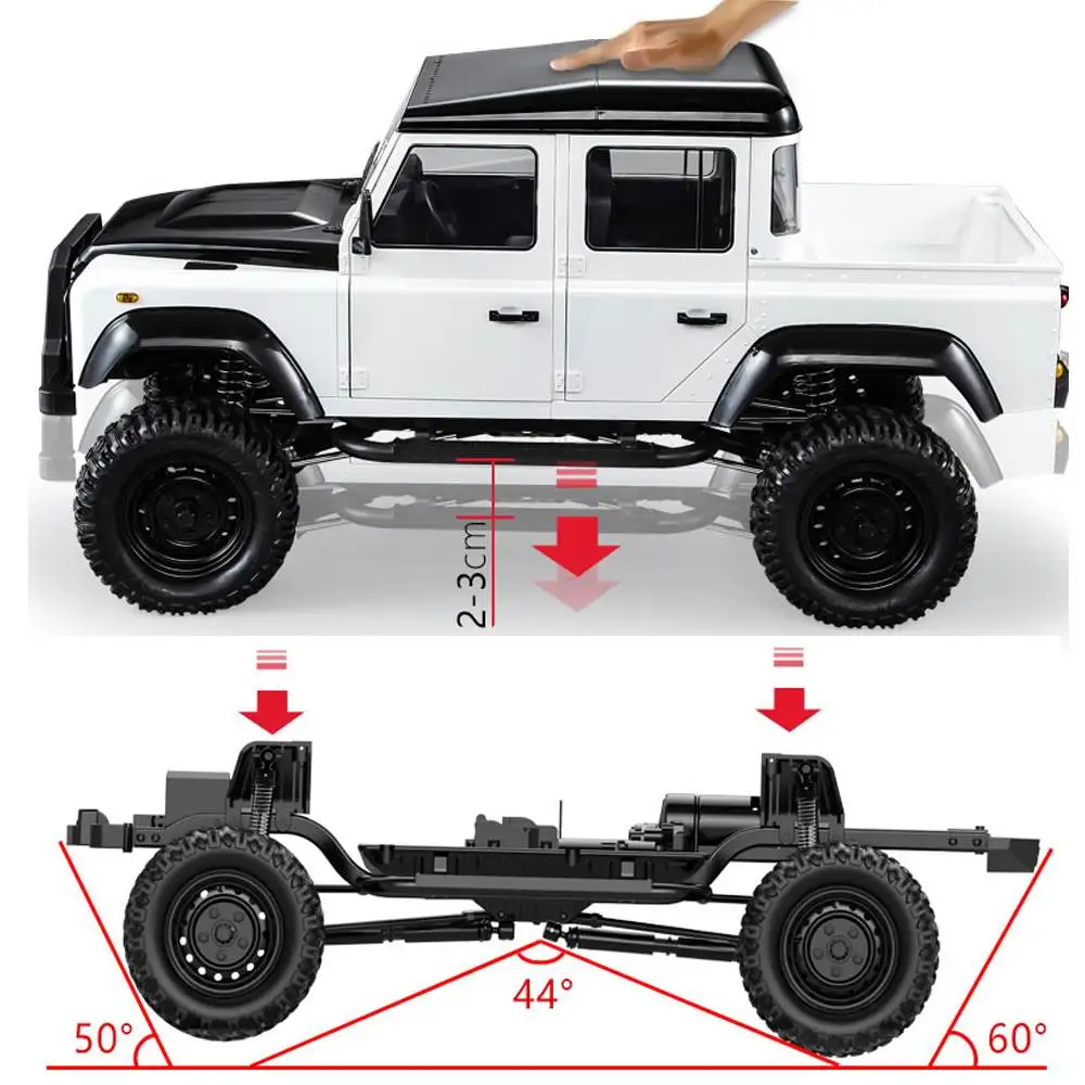 Двойной E E101-003/102-003 1/8 2,4G 4WD RC автомобиль D110 гусеничный Радиоуправляемый автомобиль модели