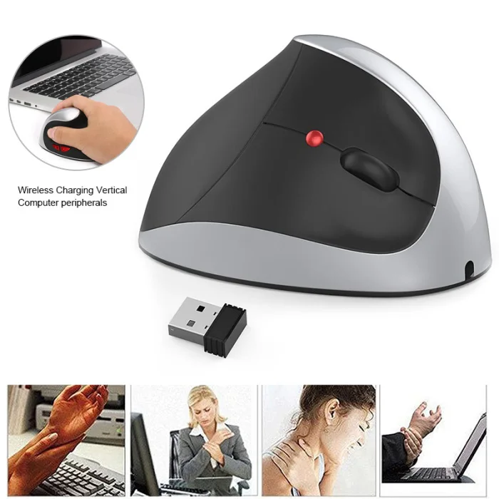 2,4G Bluetooth мышь игровая Беспроводная зарядка Вертикальная 2400 dpi мышь для компьютера ноутбука AS99