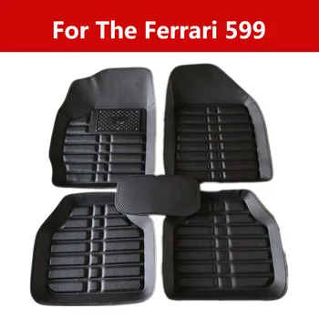 

Car Floor Mats 5d Fire Resistant Waterproof For The Ferrari 599 Waterproof Non-Slip Leather Liner Set