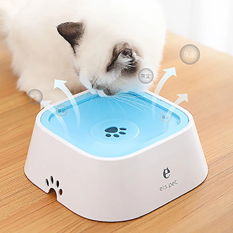 Dog Water Bowl Portable Car Floating Bowl No Dripping Splash-Proof Water No Wet Mouth Pet Bowl Healthy Non-Toxic Pet Bowl