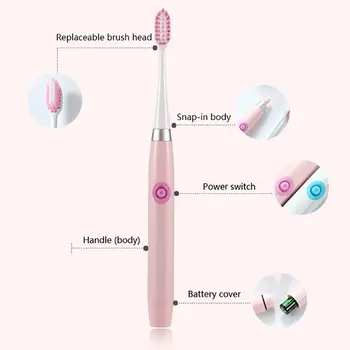 

Children Kids Waterproof Mini Electric Ultrasonic Automatic Toothbrush Portable Toothbrushes