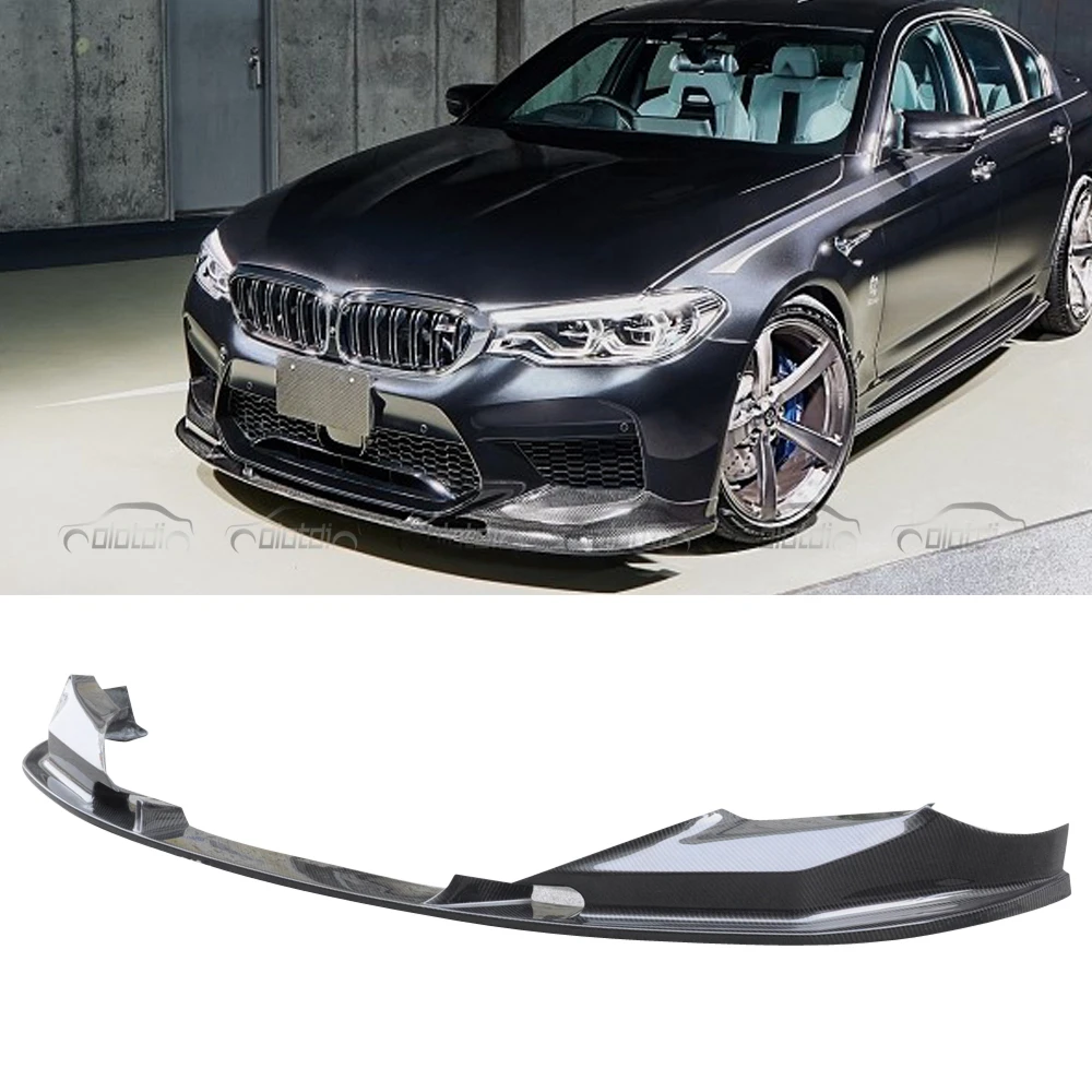 

OLOTDI Factory Car Tuning 3D Style Real Carbon Fiber Front Lip Bumper Spoiler Splitters For BMW F90 M5