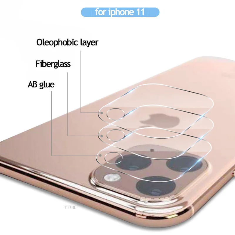 Закаленное стекло для IPhone 11 Pro Max 2 шт. объектива камеры XS XR X Защита экрана 2019