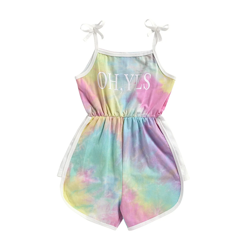 girls rainbow romper