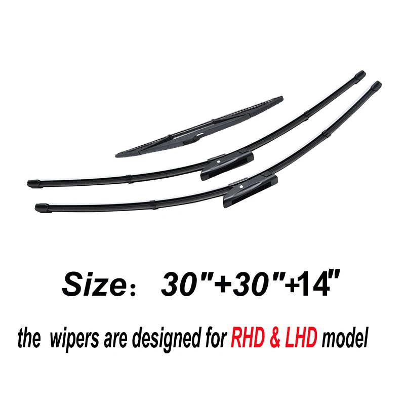 Щетки стеклоочистителя Xukey 3" 30" 1" для Citroen C4 Grand Picasso/C4 Picasso MK1 2013 2012 2011 2010 2009 2008