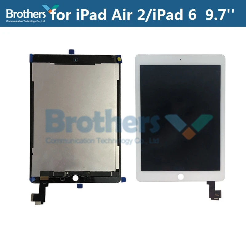 Экран для iPad Air 2 Air2 iPad 6 A1567 A1566, ЖК-экран, сборка ЖК-дисплея, планшет, панель, сенсорный экран, дигитайзер, тест, Топ 9,7''