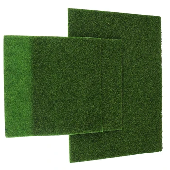 

Simulation Moss Turf Lawn Wall Green Plants DIY Artificial Grass Board Wedding Mini Garden Micro Landscape Decor Accessories
