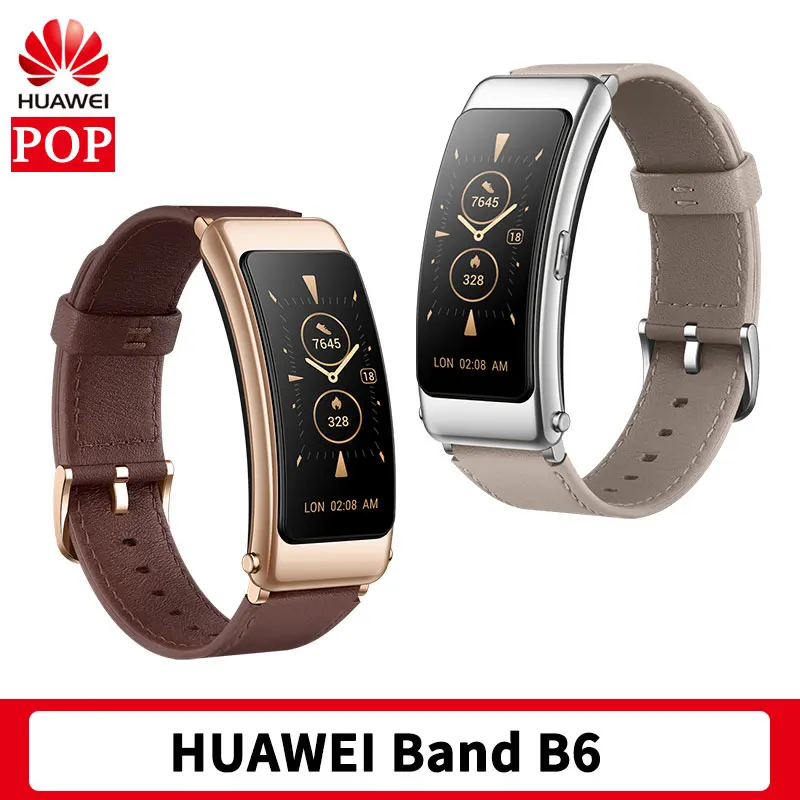 Original Huawei TalkBand B6 Talk Band B6 width Bluetooth Smart Bracelet Sports Wristbands Touch
