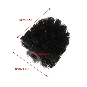 

Universal Plastic Toilet Brush Head Replacement White Black Clean Bahroom Tools