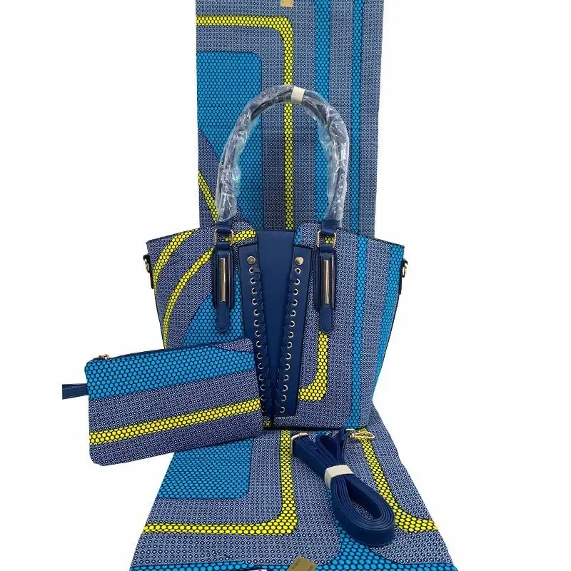 Африканская восковая Сумочка набор африканская сумка с настоящей голландской