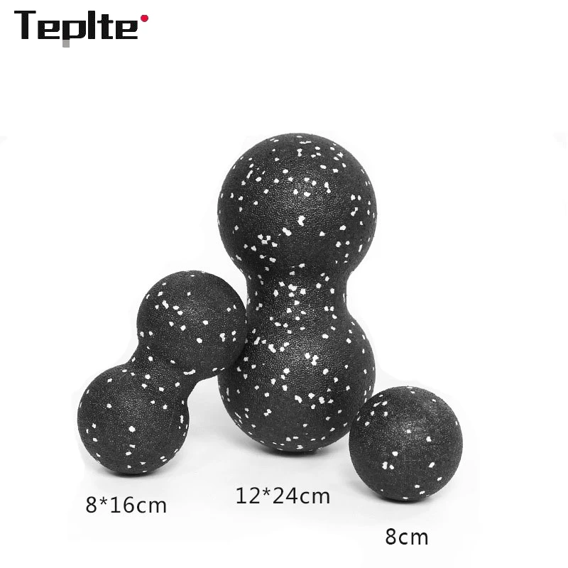 

Fascia Ball Yoga Foam Roller Peanut Ball Set Pilates Block Gym Fitness For Back and Foot Relax Cervical Spine Rehabilitation