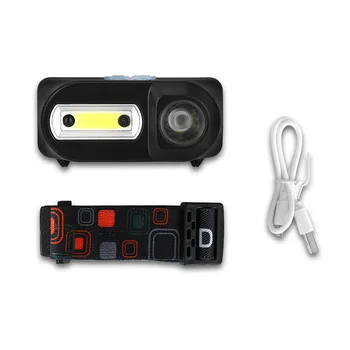 

XANES HL8 700LM XPE+COB LED Smart Sensor HeadLamp USB Interface Waterproof Outdoor Camping Hiking Cycling Fishing Light Torch