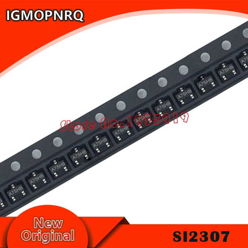 100 шт. SI2307 2307 Mark A7SHB SOT23 SOT-23 новые и оригинальные