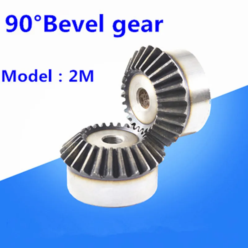 

1pc 2 Modulus 20 Teeth15/16/17/18/19/21/22/23T inner hole Gear Teeth Spiral Bevel Gears For Violent model Car Modification DIY