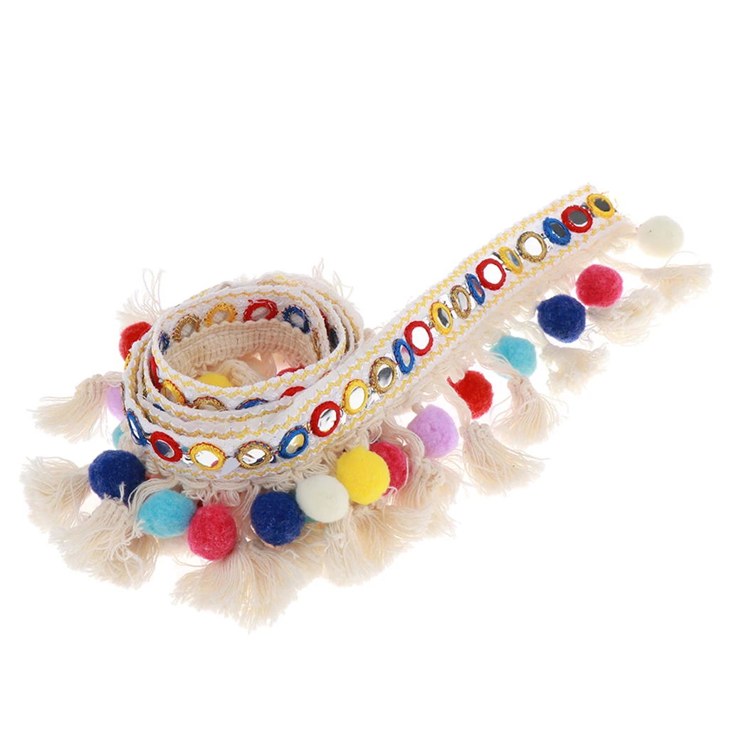 1 Yard Polyester Fringe Edge Trim Ribbon Wedding Applique DIY Sewing Crafts