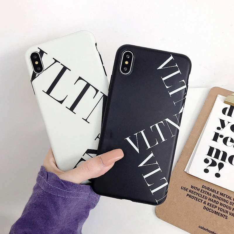 

Global Luxury Italy brand VLTN cover for Apple iPhone 11 Pro 7 8 6 6s Plus 7Plus 8Plus X XS 10 Xr Max soft IMD Back case coque