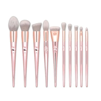 

10 Pcs Face Makeup Brushes makeup brush Set tools Powder Foundation Eyeshadow Lip Eyeliner Blush