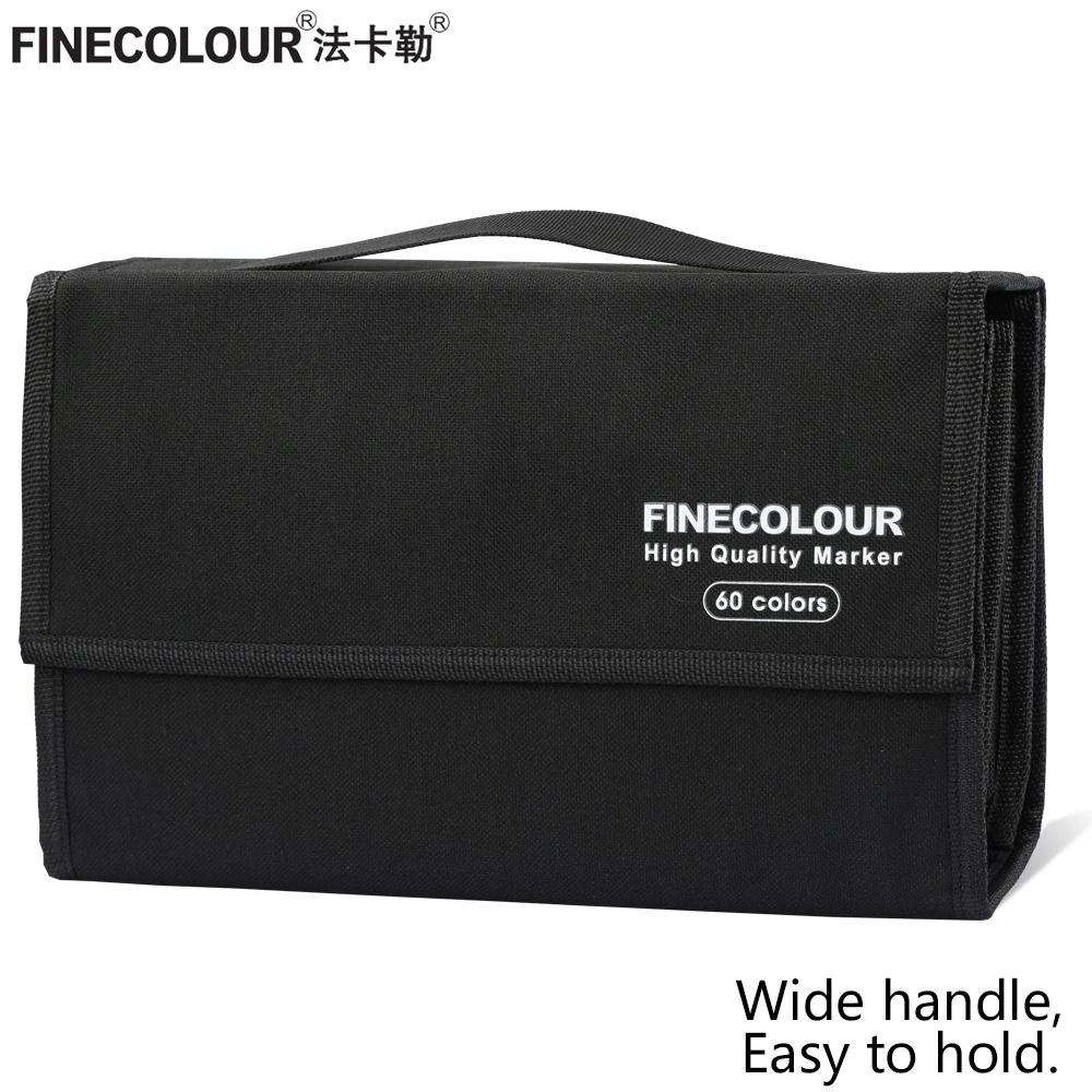 Фломастеры FINECOLOUR чехол ручка большие сумки на молнии для художественных