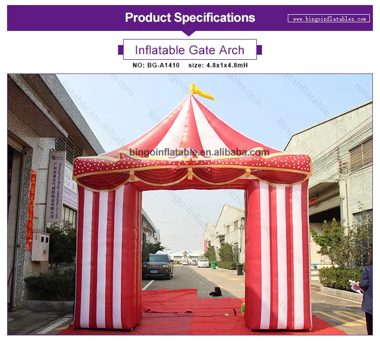 Бинго®4,8*4,8 м высокие надувные ворота арки надувные Развлечения декор в детской площадке/карнавал