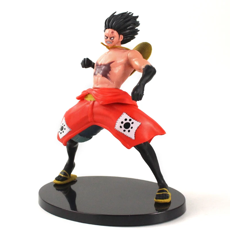 Аниме One Piece Luffy статуя ПВХ экшн фигурка Коллекционная модель цельный кимоно