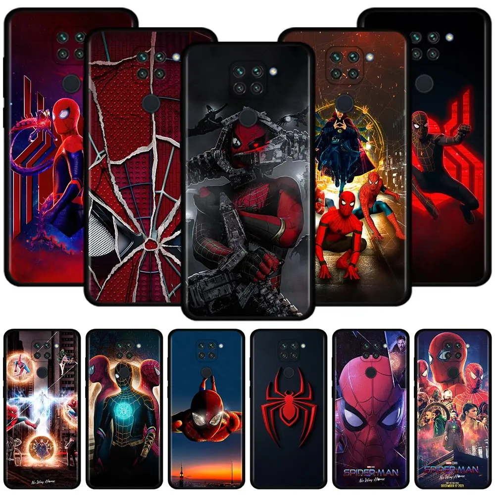Marvel Spiderman 3 No Way Home Per Xiaomi Redmi Note 11 9 8 10 Pro Max 7 9T 8T 9S 10Lite Fundas Per Redmi 9 8 9C 9A 8A 7A Case