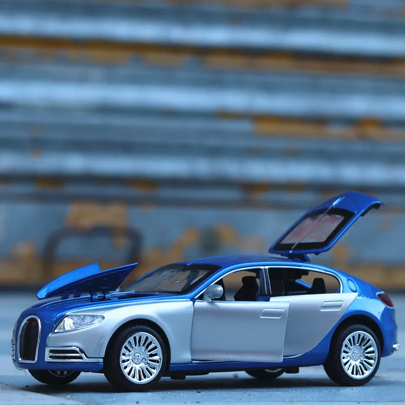 

1:32 Car Mould Bugatti Galibier Alloy Car Mould Toy 6 Open Doors Concept Car Model Not 1:24 Kid's Luxury Gift Boy Toy Christmas