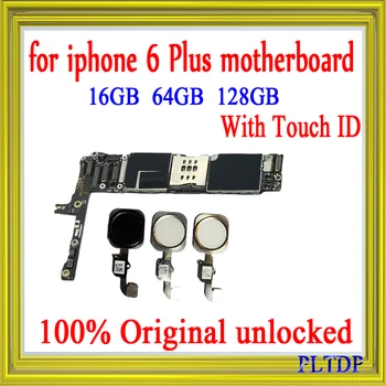 

16gb 64g 128gb For iPhone 6 Plus 5.5inch Motherboard 100% Original Factory Unlocked With/No Touch ID Logic Board Good Working